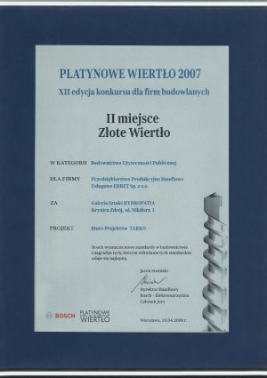 PLATYNOWE WIERTŁO 2007