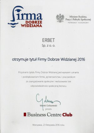 Firma Dobrze Widziana 2016