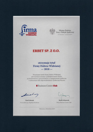Firma Dobrze Widziana 2018