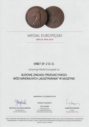 Medal Europejski 2018
